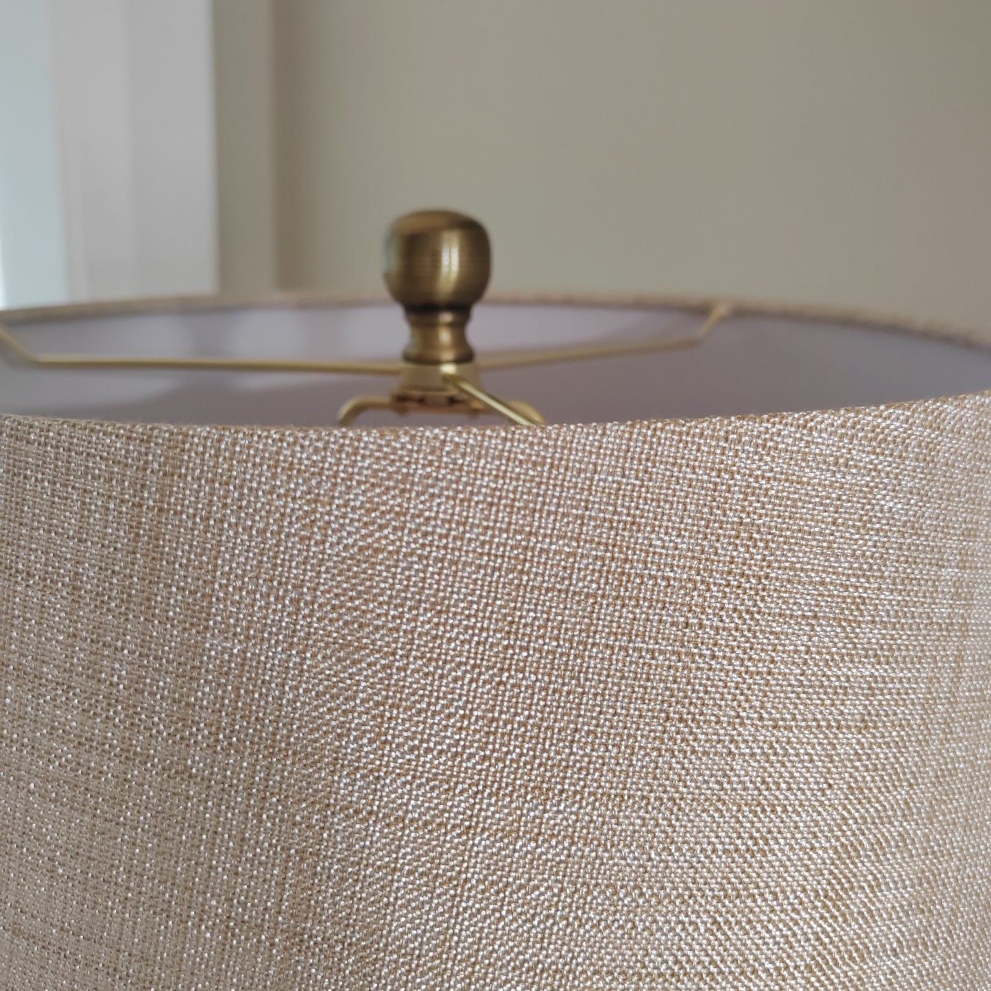 Antique Brass Glass Table Lamp
