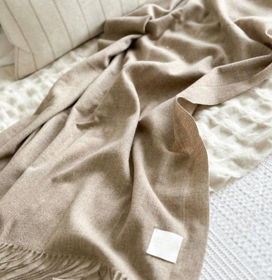 Ella Soft Brown Throw