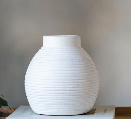 White Terracotta Vase