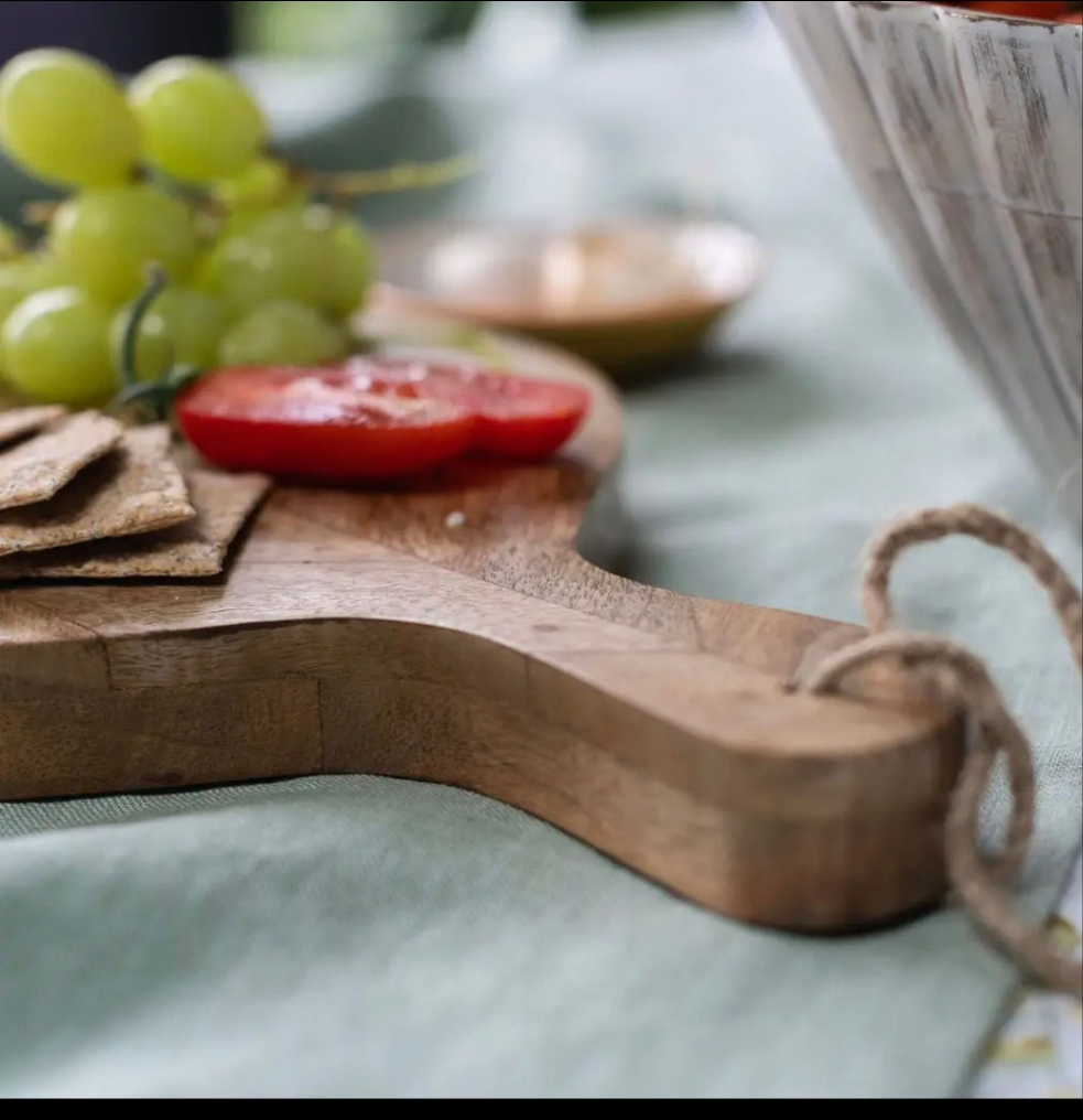 Chevron Wooden Serving Board