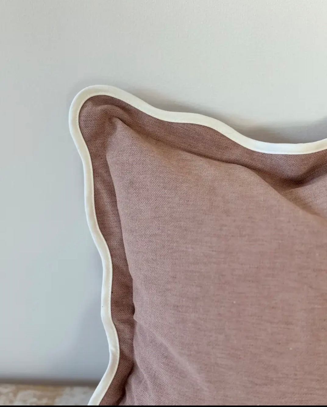 Erin Rose Scalloped Cushion