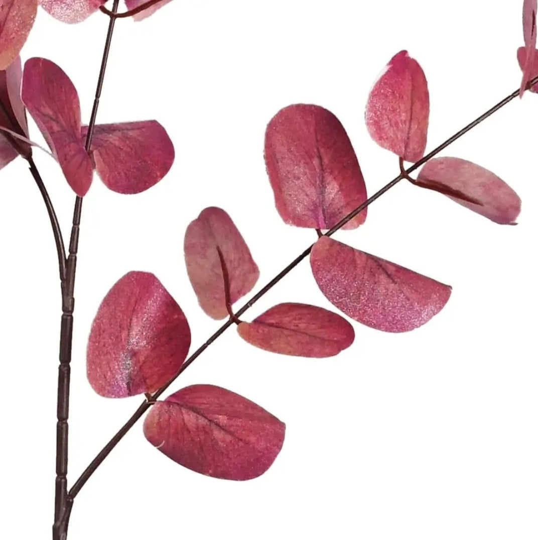 Pink Eucalyptus Foliage Stem