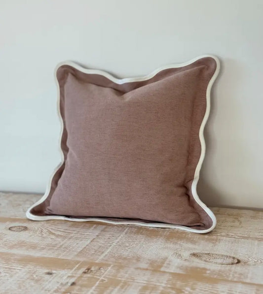 Erin Rose Scalloped Cushion