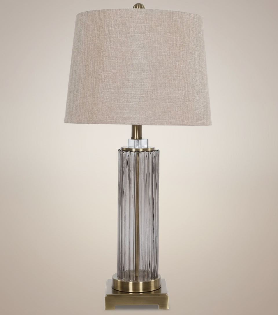 Verona Antique Brass Table Lamp